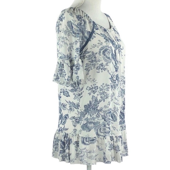 ANTRHOPOLOGIE | Eden & Olivia Floral Top - Picture 3 of 6